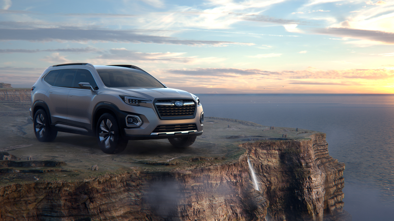 Illustration for article titled The Subaru Viziv-7 Is The Seven Seat SUV That Will Cement Subaru's Takeover Of America